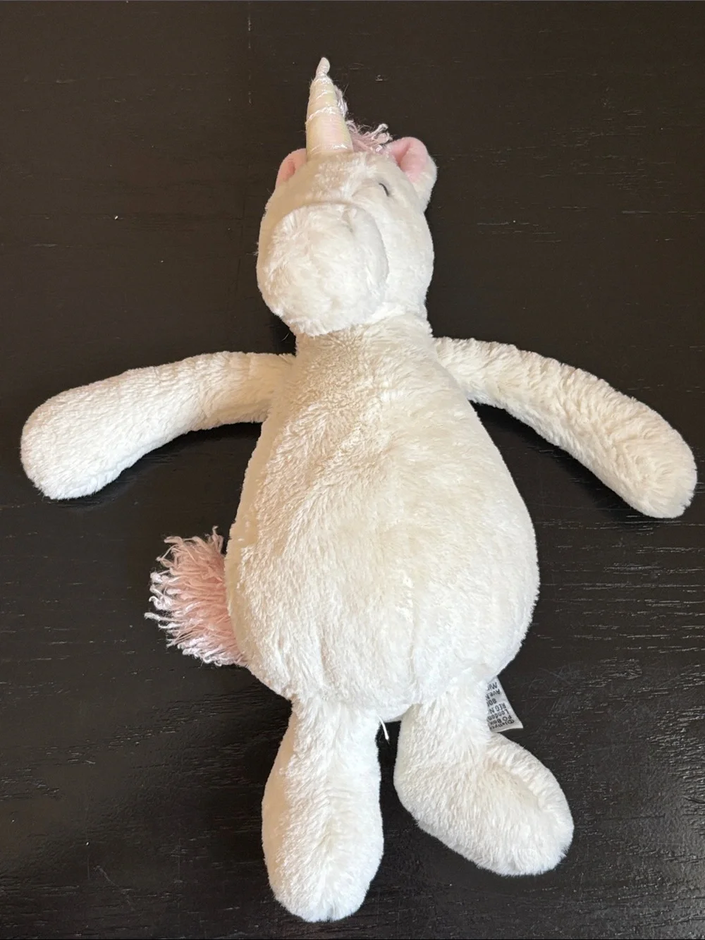 Jellycat Bashful Unicorn Pink and White Plush